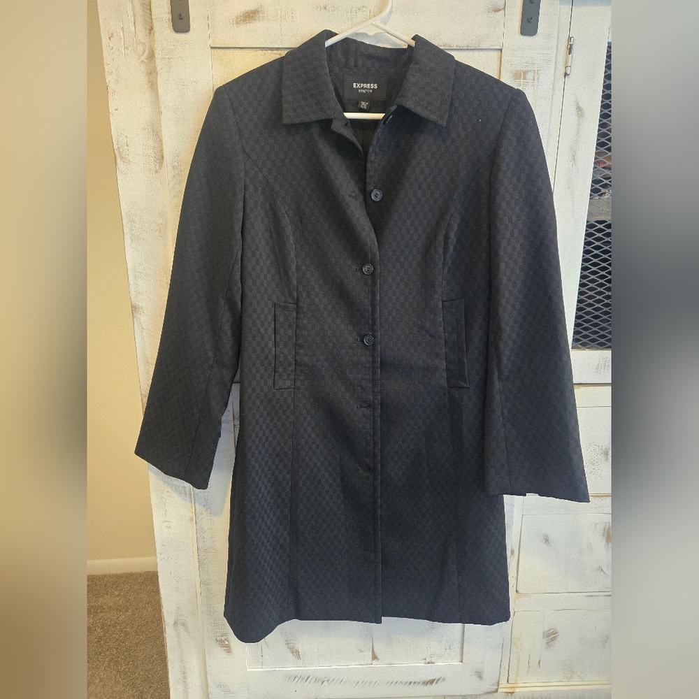 Black Express Full Length Jacket/Blazer